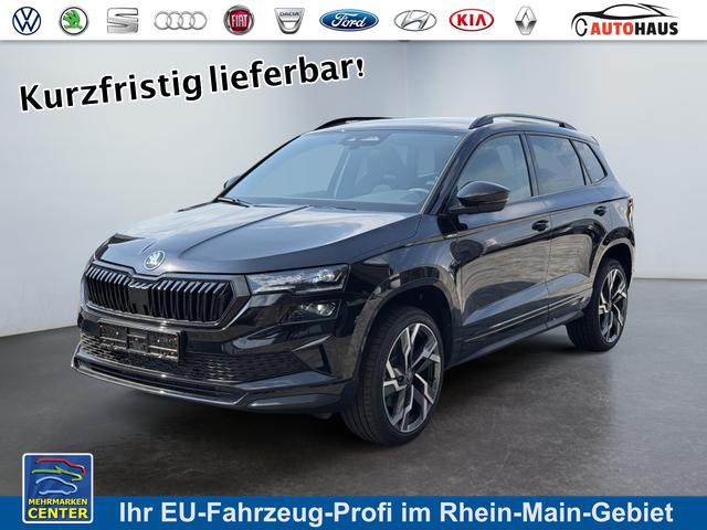 Skoda Karoq - Sportline 1,5 TSI DSG 2ZKlimaautomatik Canton Anh&auml;ngerkupplung Totewinkel Assistent 2 x Einparkhilfe Kamera 19 Zoll Felgen adaptiver Tempomat 5J Garantie