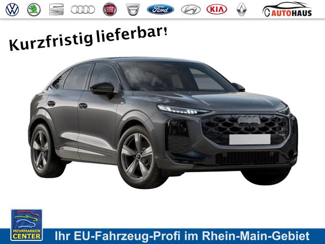 Audi Q3 - Sportback NEU TDI quattro S line Tech+AHK+Alu19+LEDplus+KlimaPlus+ExtSchwarz