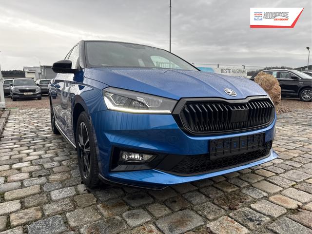 Skoda / Fabia / Blau / Monte Carlo / / , Beispielbilder, ggf. teilweise mit Sonderausstattung