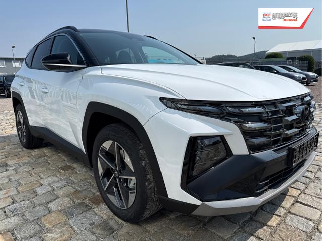 Hyundai / TUCSON / Wei&szlig; / / / GO 1.6 T-GDI 2WD 7DCT 150PS -NAVI-KLIMAAUTOM-ALU18-SHZ-WINTER-LED-PDC-KAMERA-KEYLESS GO, Beispielbilder, ggf. teilweise mit Sonderausstattung