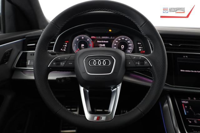 Audi Q8 50 TDI quattro qu S-LINE, Luft, Pano, B&O, 23-Zoll, AHK, Leder, AreaView, Optik schwarz 