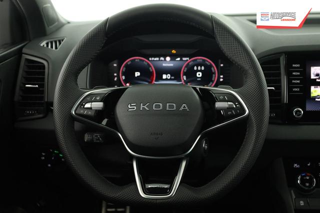 Skoda Karoq Sportline 1.5 TSI DSG Sportline, AHK, Navi, CANTON, Matrix, Kamera, el. Klappe, 5-J. Garantie 