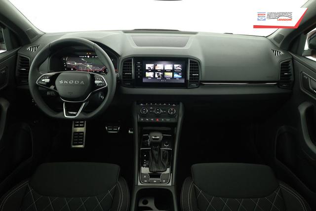 Skoda Karoq Sportline 1.5 TSI DSG Sportline, Pano, AHK, Navi, CANTON, Matrix, AreaView, Side, FS-beheizbar, 19-Zoll 