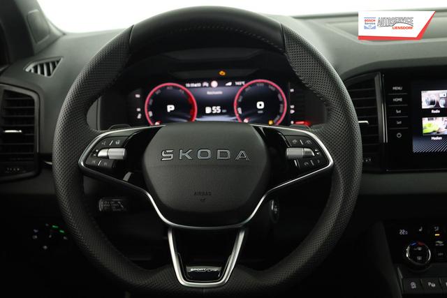 Skoda Karoq Sportline 4x4 2.0 TDI DSG Sportline, AHK, Navi, Matrix, AreaView, Side, Kamera, el. Klappe, FS-beheizbar, Winter 