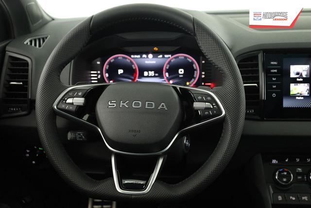 Skoda Karoq Sportline 1.5 TSI DSG Sportline, Pano, AHK, Navi, CANTON, Matrix, AreaView, Side, FS-beheizbar, 19-Zoll 