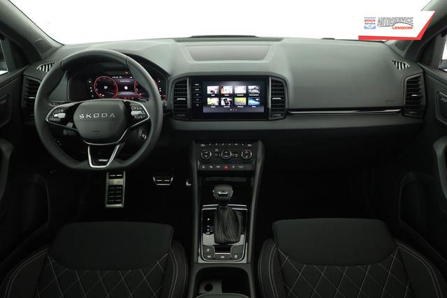 Skoda Karoq Sportline 1.5 TSI DSG Sportline, Pano, AHK, Navi, CANTON, Matrix, AreaView, Side, FS-beheizbar 