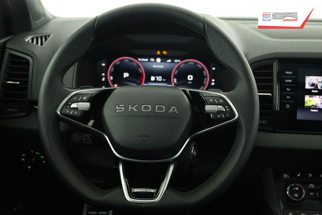 Skoda Karoq Sportline 1.5 TSI DSG Sportline, Pano, AHK, Navi, Matrix, AreaView, Side, FS-beheizbar, Winter, 19-Zoll 