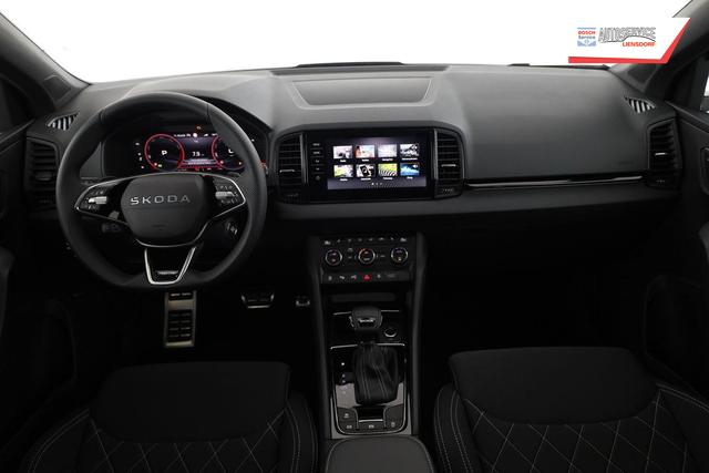 Skoda Karoq Sportline 1.5 TSI DSG Sportline, Pano, AHK, Navi, CANTON, Matrix, AreaView, Side, FS-beheizbar 