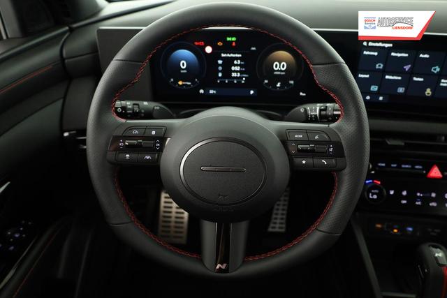 Hyundai TUCSON 1.6 T-GDI DCT 4WD N-LINE, el. Klappe, Teilleder, Navi, Kamera, ACC 