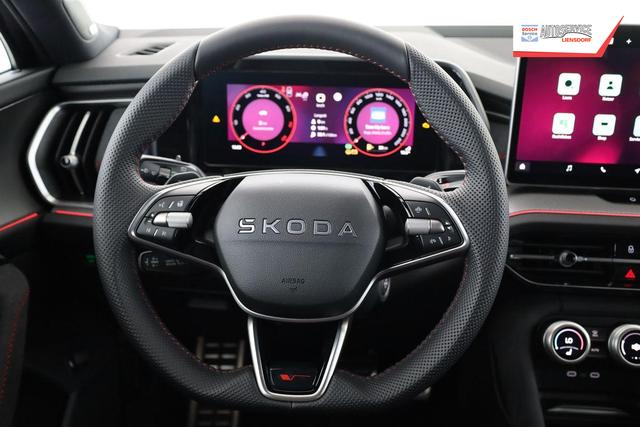 Skoda Kodiaq 2.0 TSI 195 kW 4x4 RS DSG RS, AHK, Navi, Matrix, Canton, Side, FS-beheizbar, el. Klappe, Kamera, 20-Zoll, 5 J.-Garantie 