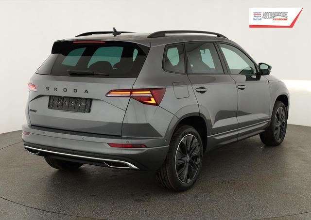 Skoda Karoq Sportline 1.5 TSI DSG Sportline, Pano, AHK, Navi, CANTON, Matrix, AreaView, Side, el. Klappe, FS-beheizbar, 5 J.-Garantie 