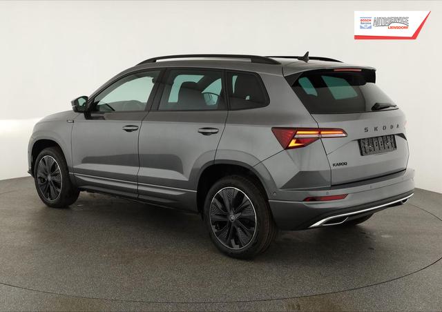 Skoda Karoq Sportline 1.5 TSI DSG Sportline, Pano, AHK, Navi, CANTON, Matrix, AreaView, Side, el. Klappe, FS-beheizbar, 5 J.-Garantie 