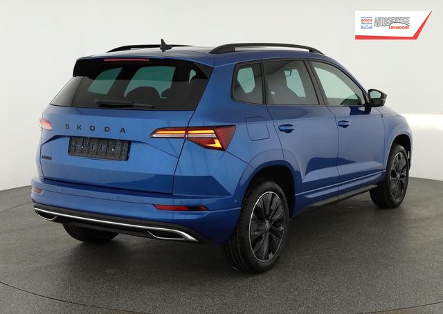 Skoda Karoq Sportline 1.5 TSI DSG Sportline, Pano, AHK, Navi, CANTON, Matrix, AreaView, Side, el. Klappe, FS-beheizbar, 5 J.-Garantie 