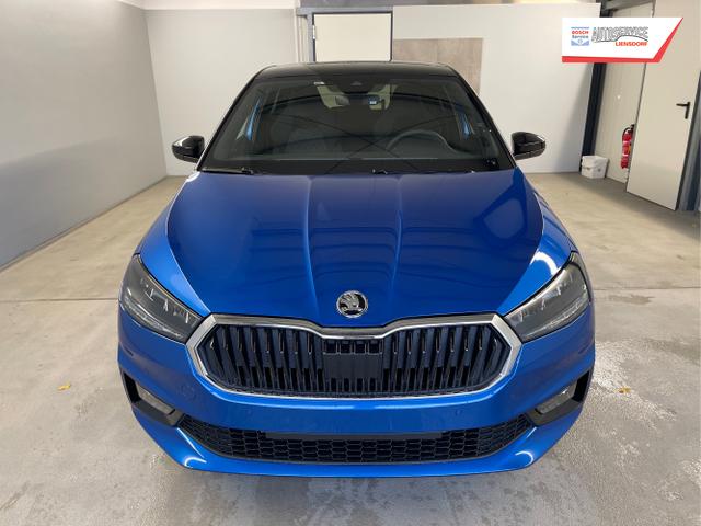 Skoda / Fabia / Blau / / / Selection 115PS DSG AHK+Dynamic+Kamera+Kessy+Alu16+Sitzheiz+Climatron+PDCvohi 