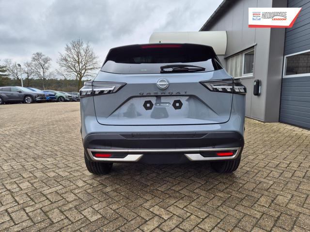 Nissan Qashqai 1.3 DIG-T MHEV 158 PS X-Tronic Tekna Voll-Leder Klimaautomatik PanoGlasdach Sitzheizung Lenkradheizung Navi Head-Up Display elektr. Heckklappe ACC PDC v+h 360&deg;Kamera DAB Bluetooth Touchscreen Apple CarPlay Android Auto 19"LM 
