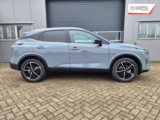 Nissan Qashqai 1.3 DIG-T MHEV 158 PS X-Tronic Tekna Voll-Leder Klimaautomatik PanoGlasdach Sitzheizung Lenkradheizung Navi Head-Up Display elektr. Heckklappe ACC PDC v+h 360&deg;Kamera DAB Bluetooth Touchscreen Apple CarPlay Android Auto 19"LM 