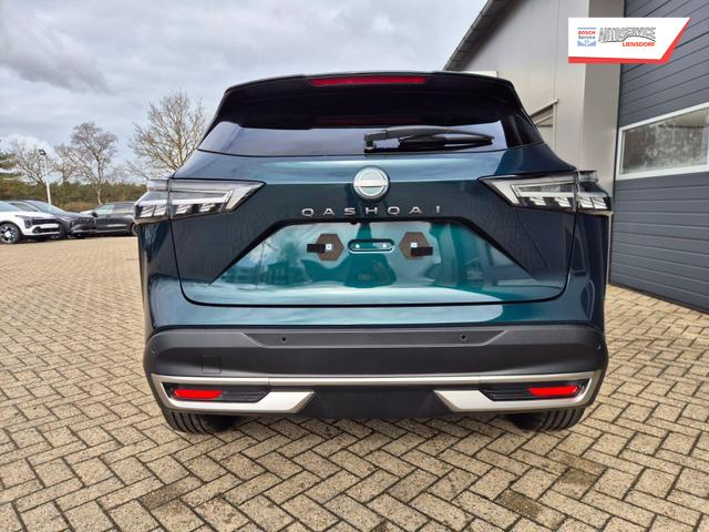 Nissan Qashqai 1.3 DIG-T MHEV 158 PS X-Tronic Tekna Voll-Leder Klimaautomatik PanoGlasdach Sitzheizung Lenkradheizung Navi Head-Up Display elektr. Heckklappe ACC PDC v+h 360&deg;Kamera DAB Bluetooth Touchscreen Apple CarPlay Android Auto 19"LM 