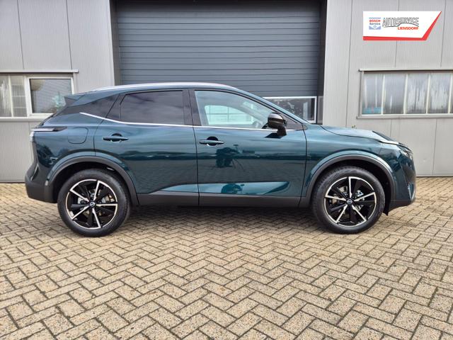 Nissan Qashqai 1.3 DIG-T MHEV 158 PS X-Tronic Tekna Voll-Leder Klimaautomatik PanoGlasdach Sitzheizung Lenkradheizung Navi Head-Up Display elektr. Heckklappe ACC PDC v+h 360&deg;Kamera DAB Bluetooth Touchscreen Apple CarPlay Android Auto 19"LM 