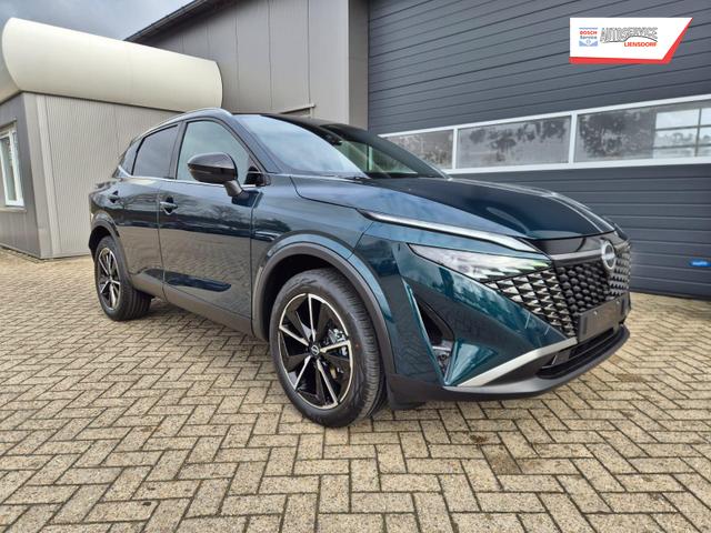 Nissan Qashqai 1.3 DIG-T MHEV 158 PS X-Tronic Tekna Voll-Leder Klimaautomatik PanoGlasdach Sitzheizung Lenkradheizung Navi Head-Up Display elektr. Heckklappe ACC PDC v+h 360&deg;Kamera DAB Bluetooth Touchscreen Apple CarPlay Android Auto 19"LM 