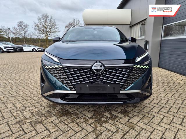 Nissan Qashqai 1.3 DIG-T MHEV 158 PS X-Tronic Tekna Premium Paket 20"LM Teil-Leder PanoGlasdach Klimaautomatik Sitzheizung Lenkradheizung Navi Head-Up Display elektr. Heckklappe ACC PDC v+h 360&deg;Kamera DAB Bluetooth Touchscreen Apple CarPlay Android Auto 