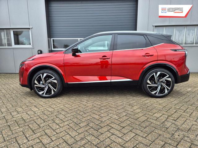 Nissan Qashqai 1.3 DIG-T MHEV 158 PS X-Tronic Tekna Premium Paket 20"LM Teil-Leder PanoGlasdach Klimaautomatik Sitzheizung Lenkradheizung Navi Head-Up Display elektr. Heckklappe ACC PDC v+h 360&deg;Kamera DAB Bluetooth Touchscreen Apple CarPlay Android Auto 