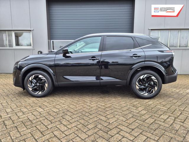 Nissan Qashqai 1.3 DIG-T MHEV 158 PS X-Tronic N-Connecta Teil-Leder PanoGlasdach Klimaautomatik Sitzheizung Lenkradheizung Navi ACC PDC v+h 360&deg;Kamera DAB Bluetooth Touchscreen Apple CarPlay Android Auto 18"LM 