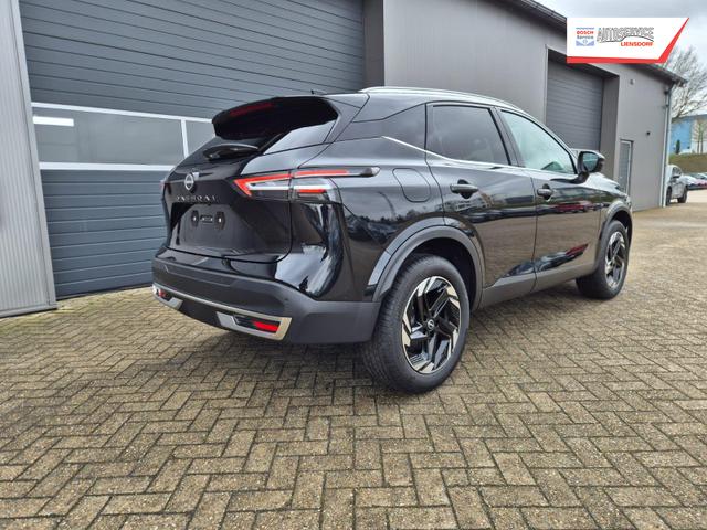 Nissan Qashqai 1.3 DIG-T MHEV 158 PS X-Tronic N-Connecta Teil-Leder PanoGlasdach Klimaautomatik Sitzheizung Lenkradheizung Navi ACC PDC v+h 360&deg;Kamera DAB Bluetooth Touchscreen Apple CarPlay Android Auto 18"LM 