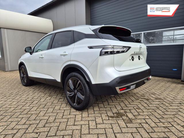 Nissan Qashqai 1.3 DIG-T MHEV 140PS Tekna Voll-Leder Klimaautomatik PanoGlasdach Sitzheizung Lenkradheizung Navi Head-Up Display elektr. Heckklappe ACC PDC v+h 360&deg;Kamera DAB Bluetooth Touchscreen Apple CarPlay Android Auto 19"LM 