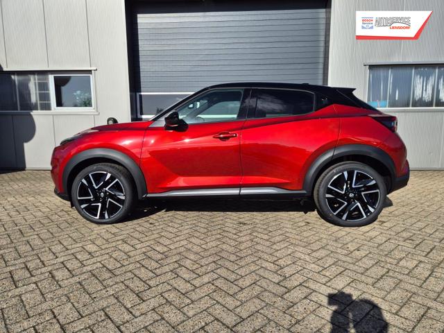 Nissan Juke 1.0 DIG-T 114PS N-Design Automatik Teil-Leder Klimaautomatik Sitzheizung Lenkradheizung PDC v+h R&uuml;ckf.Kamera Navi 19"LM Bluetooth Touchscreen Apple CarPlay Android Auto 
