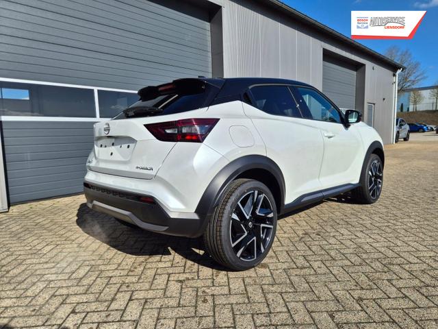Nissan Juke 1.0 DIG-T 114PS N-Design Automatik Teil-Leder Klimaautomatik Sitzheizung Lenkradheizung PDC v+h R&uuml;ckf.Kamera Navi 19"LM Bluetooth Touchscreen Apple CarPlay Android Auto 