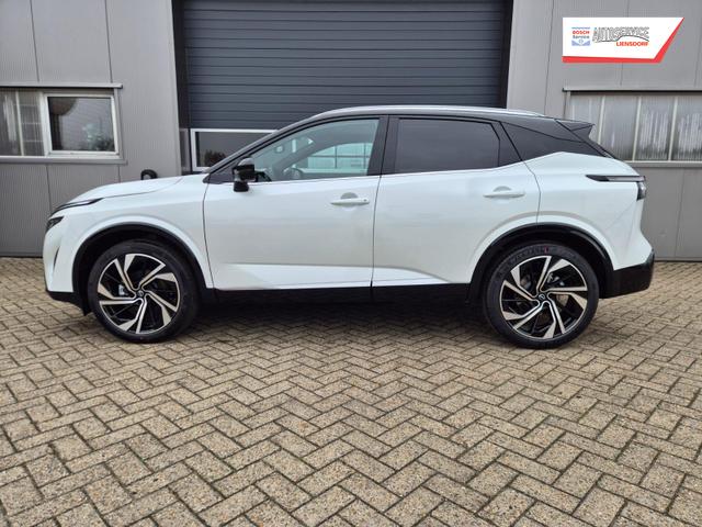 Nissan Qashqai 1.3 DIG-T MHEV 158 PS X-Tronic Tekna Premium Paket 20"LM Teil-Leder PanoGlasdach Klimaautomatik Sitzheizung Lenkradheizung Navi Head-Up Display elektr. Heckklappe ACC PDC v+h 360&deg;Kamera DAB Bluetooth Touchscreen Apple CarPlay Android Auto 