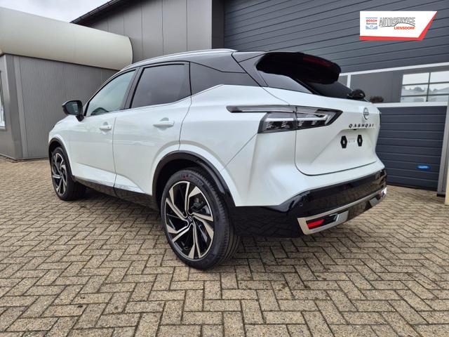 Nissan Qashqai 1.3 DIG-T MHEV 158 PS X-Tronic Tekna Premium Paket 20"LM Teil-Leder PanoGlasdach Klimaautomatik Sitzheizung Lenkradheizung Navi Head-Up Display elektr. Heckklappe ACC PDC v+h 360&deg;Kamera DAB Bluetooth Touchscreen Apple CarPlay Android Auto 
