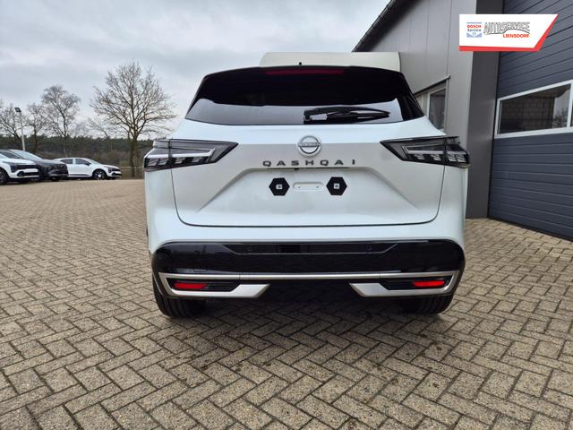 Nissan Qashqai 1.3 DIG-T MHEV 158 PS X-Tronic Tekna Premium Paket 20"LM Teil-Leder PanoGlasdach Klimaautomatik Sitzheizung Lenkradheizung Navi Head-Up Display elektr. Heckklappe ACC PDC v+h 360&deg;Kamera DAB Bluetooth Touchscreen Apple CarPlay Android Auto 