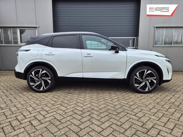 Nissan Qashqai 1.3 DIG-T MHEV 158 PS X-Tronic Tekna Premium Paket 20"LM Teil-Leder PanoGlasdach Klimaautomatik Sitzheizung Lenkradheizung Navi Head-Up Display elektr. Heckklappe ACC PDC v+h 360&deg;Kamera DAB Bluetooth Touchscreen Apple CarPlay Android Auto 