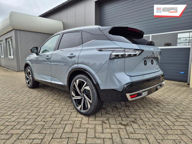 Nissan Qashqai 1.3 DIG-T MHEV 158 PS X-Tronic Tekna Premium Paket 20"LM Teil-Leder PanoGlasdach Klimaautomatik Sitzheizung Lenkradheizung Navi Head-Up Display elektr. Heckklappe ACC PDC v+h 360&deg;Kamera DAB Bluetooth Touchscreen Apple CarPlay Android Auto 