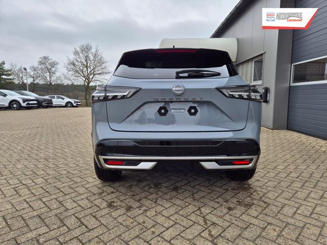 Nissan Qashqai 1.3 DIG-T MHEV 158 PS X-Tronic Tekna Premium Paket 20"LM Teil-Leder PanoGlasdach Klimaautomatik Sitzheizung Lenkradheizung Navi Head-Up Display elektr. Heckklappe ACC PDC v+h 360&deg;Kamera DAB Bluetooth Touchscreen Apple CarPlay Android Auto 