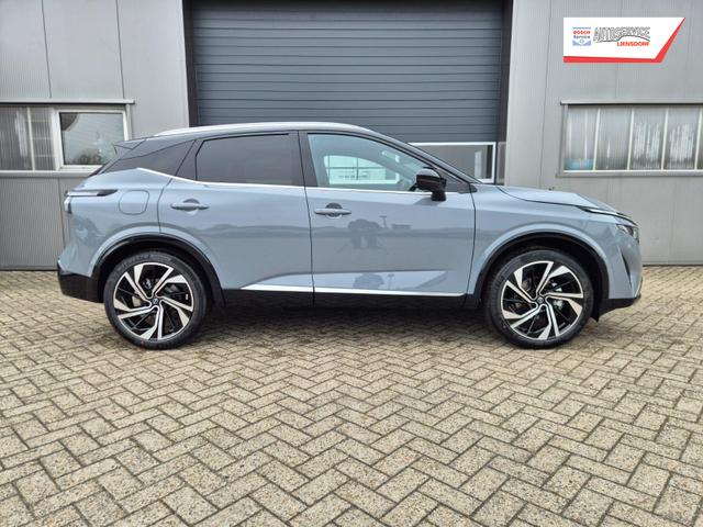 Nissan Qashqai 1.3 DIG-T MHEV 158 PS X-Tronic Tekna Premium Paket 20"LM Teil-Leder PanoGlasdach Klimaautomatik Sitzheizung Lenkradheizung Navi Head-Up Display elektr. Heckklappe ACC PDC v+h 360&deg;Kamera DAB Bluetooth Touchscreen Apple CarPlay Android Auto 