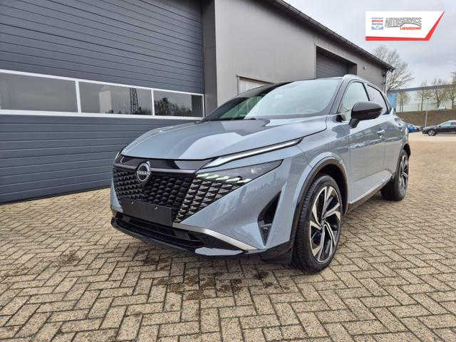Nissan Qashqai 1.3 DIG-T MHEV 158 PS X-Tronic Tekna Premium Paket 20"LM Teil-Leder PanoGlasdach Klimaautomatik Sitzheizung Lenkradheizung Navi Head-Up Display elektr. Heckklappe ACC PDC v+h 360&deg;Kamera DAB Bluetooth Touchscreen Apple CarPlay Android Auto 