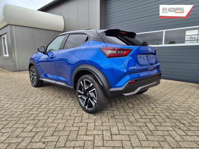 Nissan Juke 1.0 DIG-T 114PS N-Design Automatik Teil-Leder Klimaautomatik Sitzheizung Lenkradheizung PDC v+h R&uuml;ckf.Kamera Navi 19"LM Bluetooth Touchscreen Apple CarPlay Android Auto 