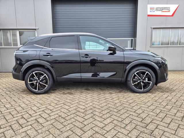 Nissan Qashqai 1.3 DIG-T MHEV 158 PS X-Tronic Tekna Voll-Leder Klimaautomatik PanoGlasdach Sitzheizung Lenkradheizung Navi Head-Up Display elektr. Heckklappe ACC PDC v+h 360&deg;Kamera DAB Bluetooth Touchscreen Apple CarPlay Android Auto 19"LM 