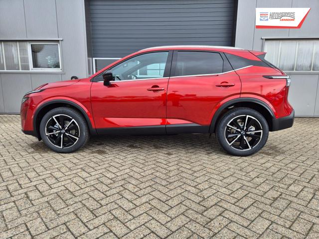 Nissan Qashqai 1.3 DIG-T MHEV 158 PS X-Tronic Tekna Voll-Leder Klimaautomatik PanoGlasdach Sitzheizung Lenkradheizung Navi Head-Up Display elektr. Heckklappe ACC PDC v+h 360&deg;Kamera DAB Bluetooth Touchscreen Apple CarPlay Android Auto 19"LM 