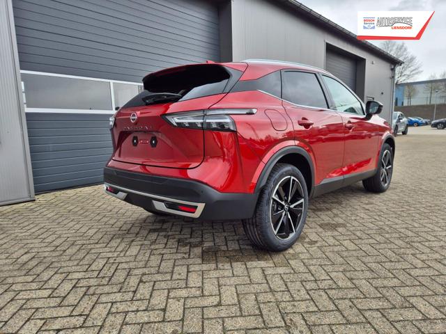 Nissan Qashqai 1.3 DIG-T MHEV 158 PS X-Tronic Tekna Voll-Leder Klimaautomatik PanoGlasdach Sitzheizung Lenkradheizung Navi Head-Up Display elektr. Heckklappe ACC PDC v+h 360&deg;Kamera DAB Bluetooth Touchscreen Apple CarPlay Android Auto 19"LM 