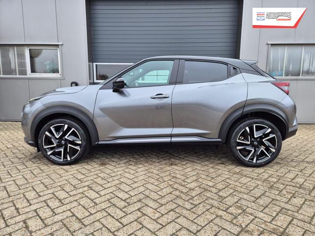 Nissan Juke 1.0 DIG-T 114PS N-Design Automatik Teil-Leder Klimaautomatik Sitzheizung Lenkradheizung PDC v+h R&uuml;ckf.Kamera Navi 19"LM Bluetooth Touchscreen Apple CarPlay Android Auto 