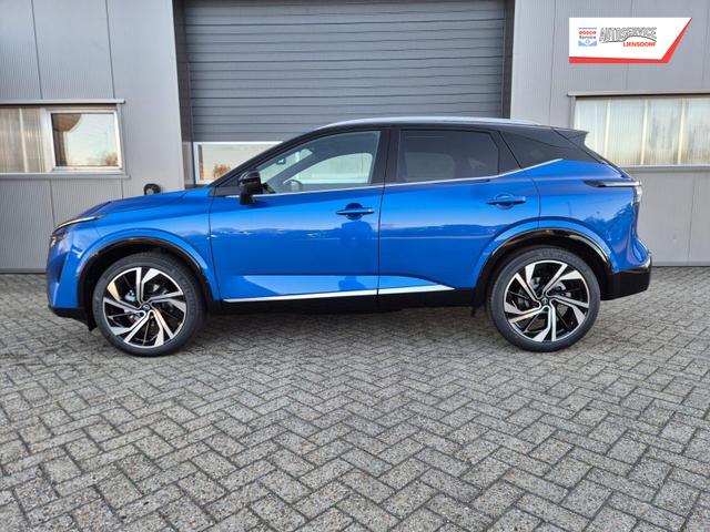 Nissan Qashqai 1.3 DIG-T MHEV 158 PS X-Tronic Tekna Premium Paket 20"LM Teil-Leder PanoGlasdach Klimaautomatik Sitzheizung Lenkradheizung Navi Head-Up Display elektr. Heckklappe ACC PDC v+h 360&deg;Kamera DAB Bluetooth Touchscreen Apple CarPlay Android Auto 