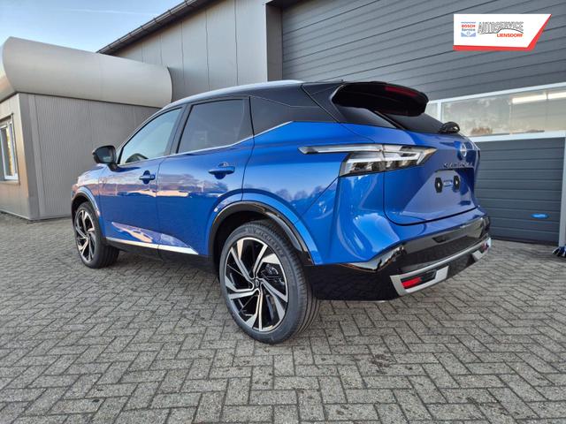 Nissan Qashqai 1.3 DIG-T MHEV 158 PS X-Tronic Tekna Premium Paket 20"LM Teil-Leder PanoGlasdach Klimaautomatik Sitzheizung Lenkradheizung Navi Head-Up Display elektr. Heckklappe ACC PDC v+h 360&deg;Kamera DAB Bluetooth Touchscreen Apple CarPlay Android Auto 