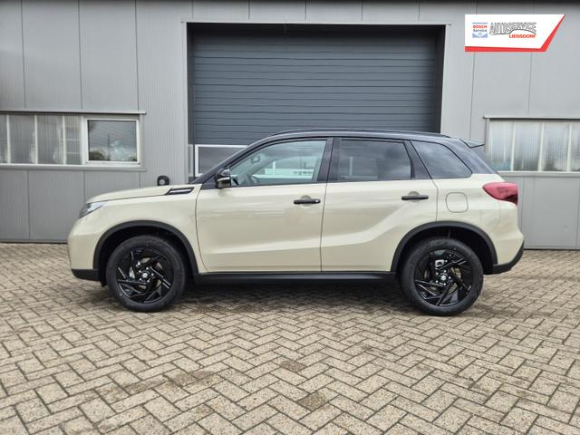 Suzuki Vitara Comfort+ 110PS Automatik MHEV 4x4 ALLGRIP 1.4 Boosterjet Black Edition Panodach Teilleder Navi Klimaautomatik Sitzheizung ACC PDC v+h R&uuml;ckf.Kamera Suzuki-Radio Apple CarPlay Android Auto Touchscreen 2xKeyless 17-LM 