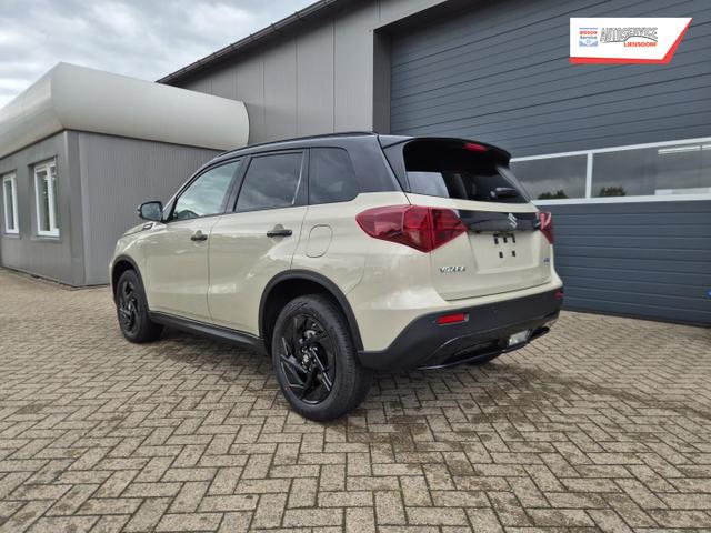 Suzuki Vitara Comfort+ 110PS Automatik MHEV 4x4 ALLGRIP 1.4 Boosterjet Black Edition Panodach Teilleder Navi Klimaautomatik Sitzheizung ACC PDC v+h R&uuml;ckf.Kamera Suzuki-Radio Apple CarPlay Android Auto Touchscreen 2xKeyless 17-LM 
