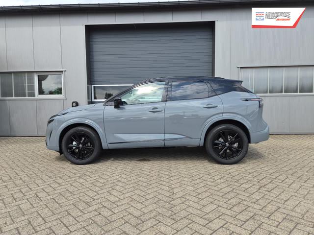Nissan Qashqai 1.3 DIG-T MHEV 158 PS X-Tronic N-Design PanoDach Teil-Leder Klimaautomatik Sitzheizung Lenkradheizung Navi ACC PDC v+h 360&deg;Kamera DAB Bluetooth Touchscreen Apple CarPlay Android Auto 19"Zoll 