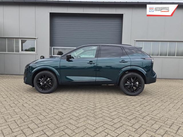 Nissan Qashqai 1.3 DIG-T MHEV 158 PS X-Tronic N-Design PanoDach Teil-Leder Klimaautomatik Sitzheizung Lenkradheizung Navi ACC PDC v+h 360&deg;Kamera DAB Bluetooth Touchscreen Apple CarPlay Android Auto 19"Zoll 