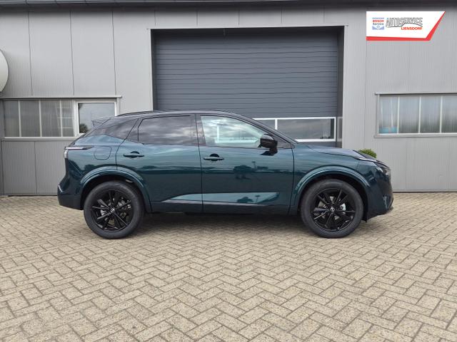 Nissan Qashqai 1.3 DIG-T MHEV 158 PS X-Tronic N-Design PanoDach Teil-Leder Klimaautomatik Sitzheizung Lenkradheizung Navi ACC PDC v+h 360&deg;Kamera DAB Bluetooth Touchscreen Apple CarPlay Android Auto 19"Zoll 